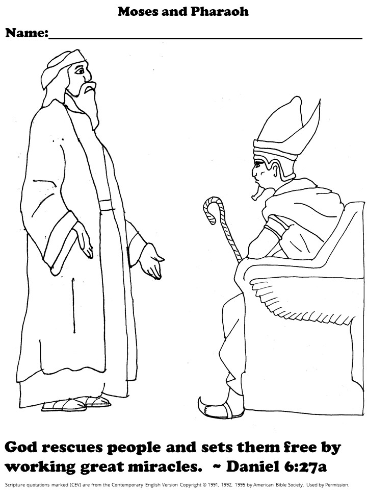 moses-and-pharaoh-coloring-pages